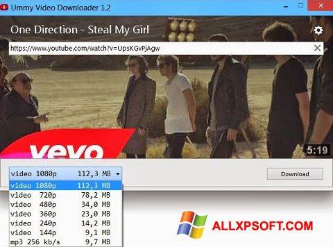 Captura de pantalla Ummy Video Downloader para Windows XP