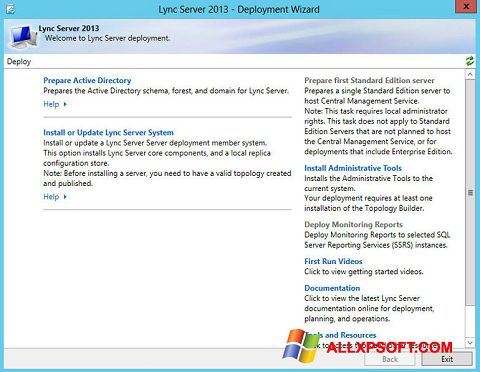 Captura de pantalla Lync para Windows XP