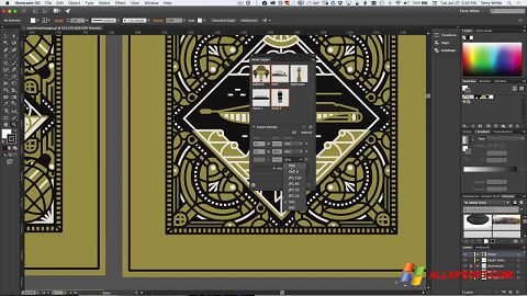 Captura de pantalla Adobe Illustrator para Windows XP