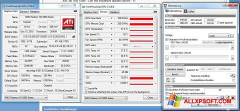 Captura de pantalla ATI Tray Tools para Windows XP
