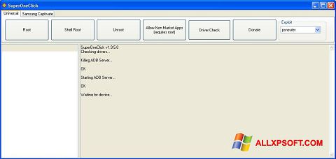 Captura de pantalla SuperOneClick para Windows XP