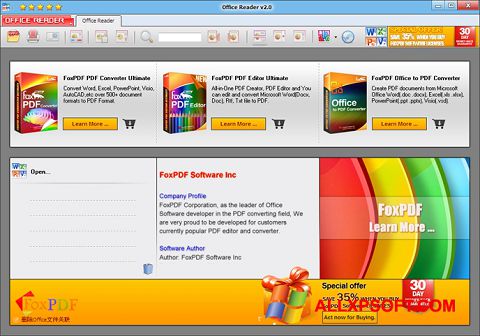 Captura de pantalla Doc Reader para Windows XP