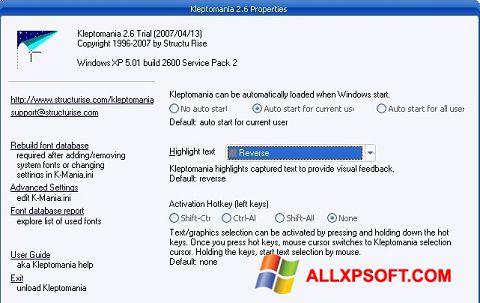 Captura de pantalla Kleptomania para Windows XP