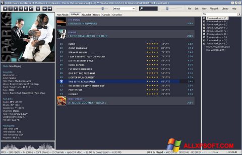 Captura de pantalla Foobar2000 para Windows XP