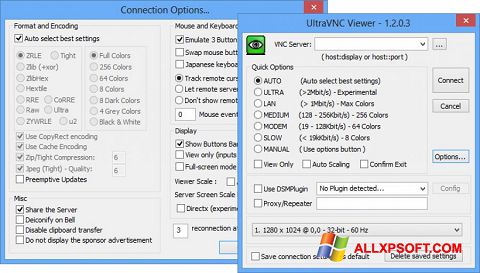 Captura de pantalla UltraVNC para Windows XP