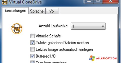 Captura de pantalla Virtual CloneDrive para Windows XP
