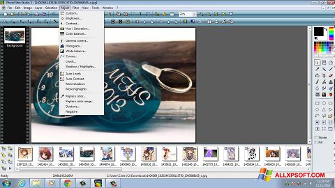 Captura de pantalla PhotoFiltre Studio X para Windows XP