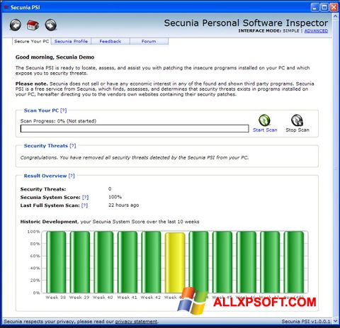 Captura de pantalla Psi para Windows XP