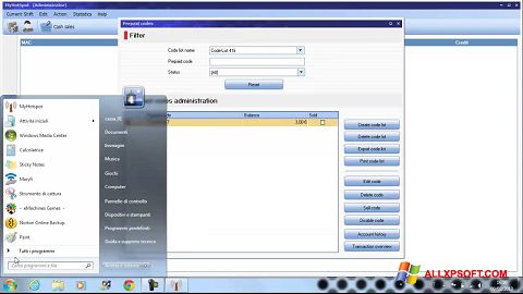 Captura de pantalla MyHotspot para Windows XP
