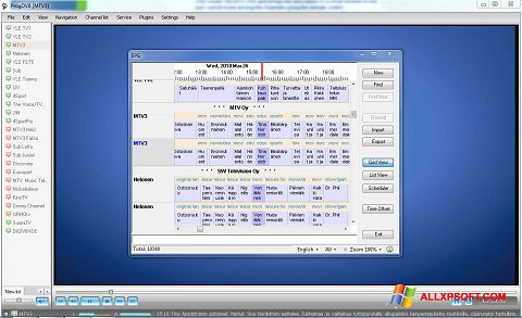 Captura de pantalla ProgDVB para Windows XP