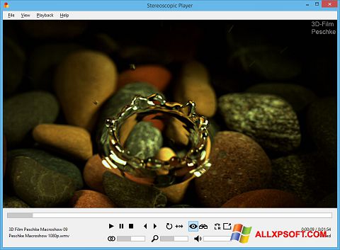 Captura de pantalla Stereoscopic Player para Windows XP