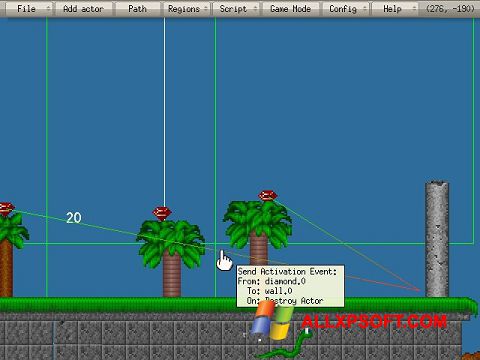 Captura de pantalla Game Editor para Windows XP