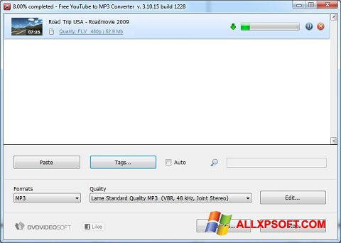 Captura de pantalla Free YouTube to MP3 Converter para Windows XP
