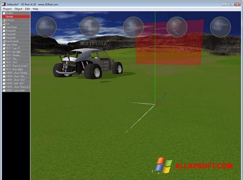 Captura de pantalla 3D Rad para Windows XP