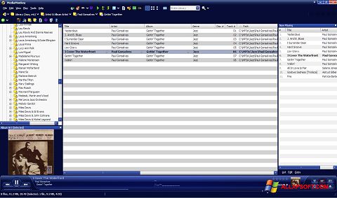 Captura de pantalla MediaMonkey para Windows XP