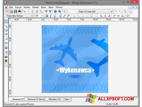 Captura de pantalla Nero Cover Designer para Windows XP