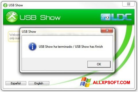 Captura de pantalla USB Show para Windows XP