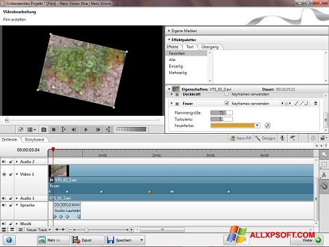 Captura de pantalla Nero Vision para Windows XP