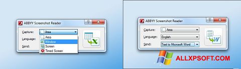Captura de pantalla ABBYY Screenshot Reader para Windows XP