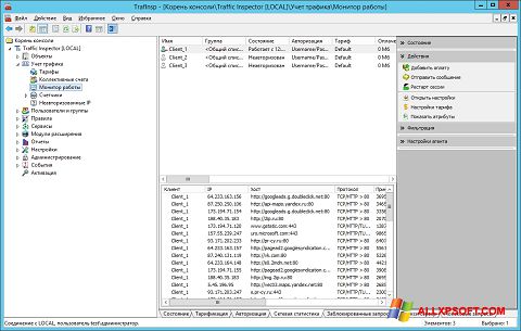 Captura de pantalla Traffic Inspector para Windows XP