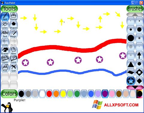 Captura de pantalla Tux Paint para Windows XP