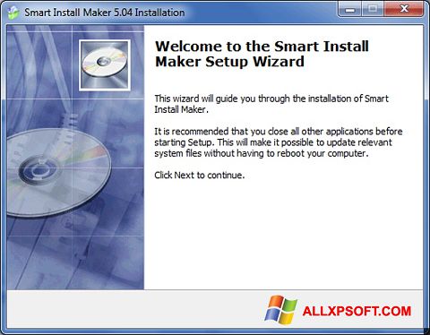 Captura de pantalla Smart Install Maker para Windows XP