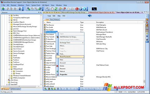 Captura de pantalla Remote Administration Tool para Windows XP