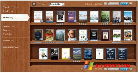 Captura de pantalla Bookshelf para Windows XP