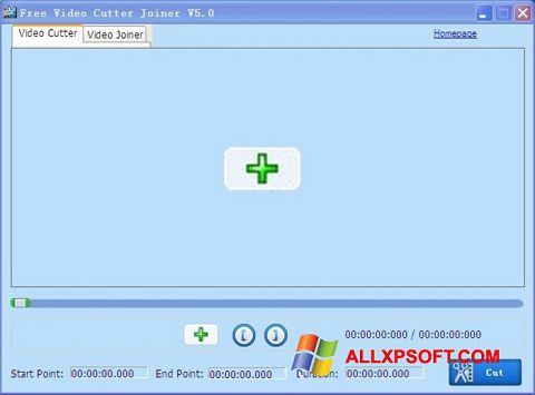 Captura de pantalla Free Video Cutter para Windows XP