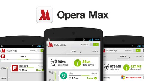 Captura de pantalla Opera Max para Windows XP