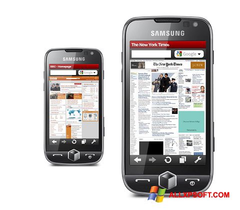 Captura de pantalla Opera Mobile para Windows XP