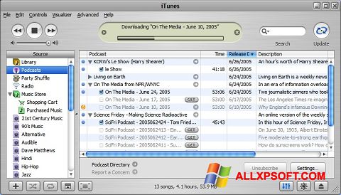 how to download itunes for windows xp