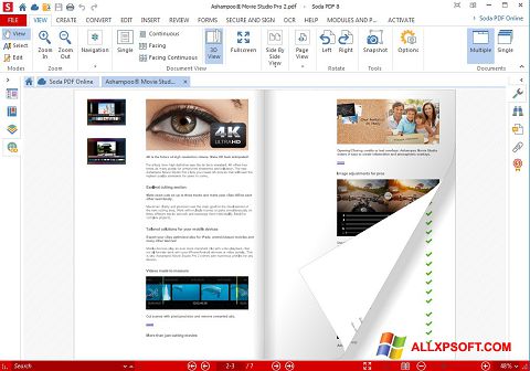 Captura de pantalla Soda PDF para Windows XP