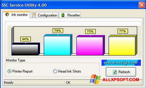 Captura de pantalla SSC Service Utility para Windows XP