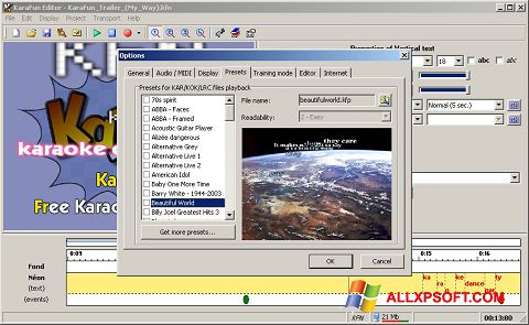 Captura de pantalla KaraFun para Windows XP