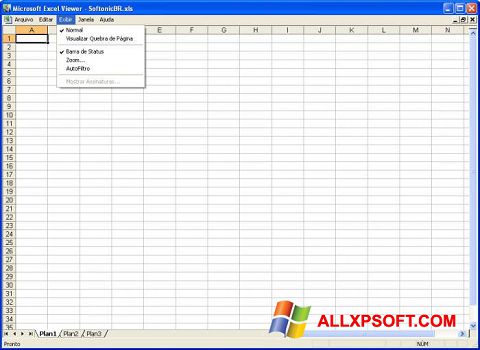 Captura de pantalla Excel Viewer para Windows XP