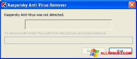 Captura de pantalla KAVremover para Windows XP
