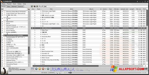 Captura de pantalla Clementine para Windows XP